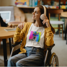 Ehlers Danlos Awareness Zebra T - Shirt