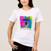 Ehlers Danlos Awareness Zebra T - Shirt (Vorderseite)