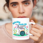 Ehlers Danlos Awareness Zebra Tasse