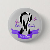 Ehlers-Danlos EDS bin ich ein Button (Vorderseite)