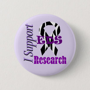 Ehlers Danlos EDS Forschungs-Anhänger Button