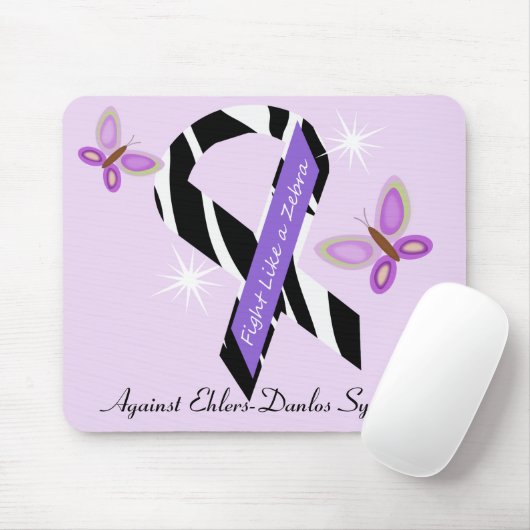 Ehlers-Danlos EDS Kampf wie ein Zebra Mousepad (Mit Mouse)