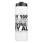 Ehlers Danlos (EDS) My !00% Thermosbecher (Vorderseite)