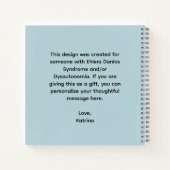 Ehlers Danlos Spoonie Spiral Notebook Notizblock (Rückseite)