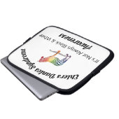 Ehlers Danlos Syndrom-Bewusstseins-Laptop-Hülse Laptopschutzhülle (Vorne Knopf)