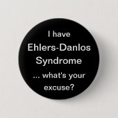 Ehlers Danlos Syndrom Button (Vorderseite)