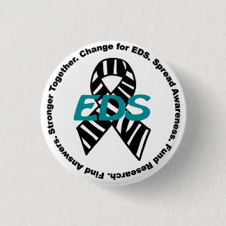 Ehlers-Danlos Syndrom #ChangeForEDS Ursachen-Knopf Button