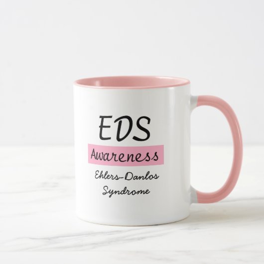 Ehlers-Danlos-Syndrom EDS Bewusstsein Kaffee Tasse (Rechts)