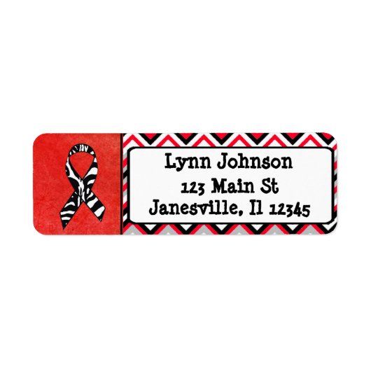 Ehlers-Danlos Syndrom EDS Rücksendeadresse Etikett (Vorne)