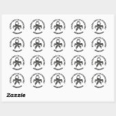 Ehlers-Danlos-Syndrom EDS Zebra STICKERS (Blatt)