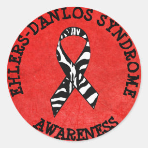 Ehlers-Danlos-Syndrom EDS Zebra STICKERS
