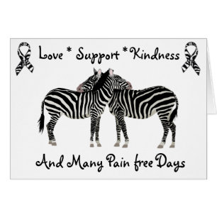 Ehlers-Danlos-Syndrom EDS Zebra Support Card