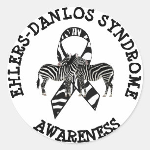 Ehlers-Danlos Syndrom EDSZebra AUFKLEBER