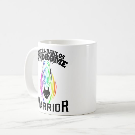 Ehlers-Danlos Syndrom-flexible Kaffeetasse (Vorderseite Links)