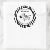 Ehlers Danlos-Syndrom Runder Aufkleber (Tasche)