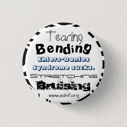 Ehlers-Danlos Syndrom saugt Button (Vorderseite)