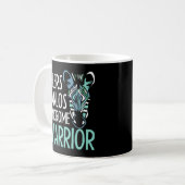 Ehlers Danlos Syndrom Warrior Eds Awareness Zebra Kaffeetasse (Vorderseite Links)