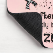Ehlers-Danlos Syndrom Zebra Bewusstsein Mousepad (Ecke)