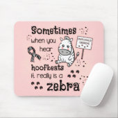 Ehlers-Danlos Syndrom Zebra Bewusstsein Mousepad (Mit Mouse)
