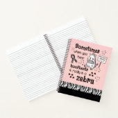 Ehlers-Danlos Syndrom Zebra Bewusstsein Notizblock (Innenseite)