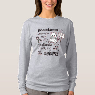 Ehlers-Danlos Syndrom Zebra Bewusstsein T-Shirt