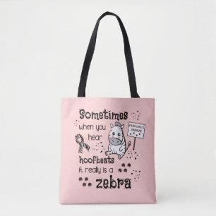 Ehlers-Danlos-Syndrom Zebra Bewusstsein Tasche