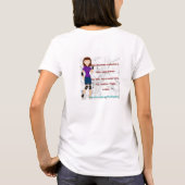 Ehlers Danlos Syndrombewusstseinsseite T-Shirt (Rückseite)