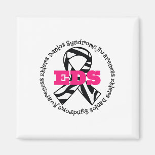 Ehlers Danlos Syndrome Awareness Ribbon Magnet