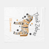 Ehlers Danlos Syndrome Cozy Zebra Blanket Fleecedecke (Vorderseite (Horizontal))