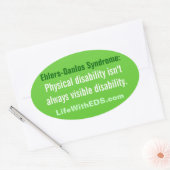 Ehlers-Danlos Syndrome (EDS) Sticker (Umschlag)