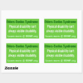 Ehlers-Danlos Syndrome (EDS) Sticker - EDNF.org (Blatt)