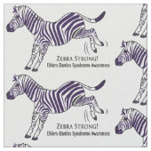 Ehlers-Danlos SyndromZebra stark Stoff (Nahaufnahme)