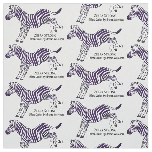 Ehlers-Danlos SyndromZebra stark Stoff (Muster)