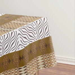 Ehnic afrikanisches Stammes- geometrisches Tischdecke