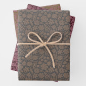 Ehpopoki Floral x 3 Geschenkpapier Set (Beispiel)