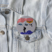 Ehre am Gedenktag grau Button (Beispiel)