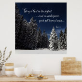 Ehre an Gott - Luke 2:14 Poster (Küche)