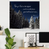 Ehre an Gott - Luke 2:14 Poster (Heimbüro)