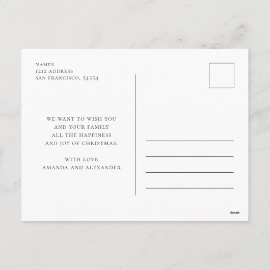 Ehre an Gott. Weihnachten der Marine und des grüne (Rückseite)