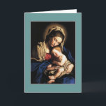 Ehre an Jesus und Maria Feiertagskarte<br><div class="desc">Karte</div>