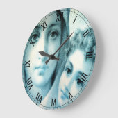 Ehre an Jesus und Maria Große Wanduhr (Winkel)