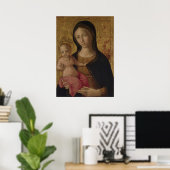 Ehre an Jesus und Maria Poster (Heimbüro)