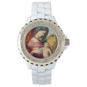 Ehre an unsere Frau von ewiger Hilfe Armbanduhr