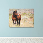 Ehre deine Zuhause Leinwanddruck (Insitu (Holzboden))