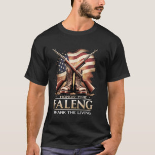 Ehre der gefallenen Dank an den lebendigen US-Vete T-Shirt