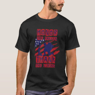Ehre der gefallenen Dank an die lebenden Patrioten T-Shirt