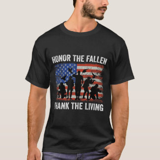 Ehre der gefallenen Dankbarkeit an die Lebenssolda T-Shirt