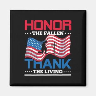 Ehre der gefallenen Dankbarkeit an die Living USA  Magnet