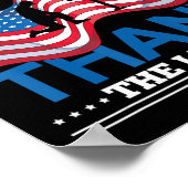 Ehre der gefallenen Dankbarkeit an die Living USA  Poster (Ecke)