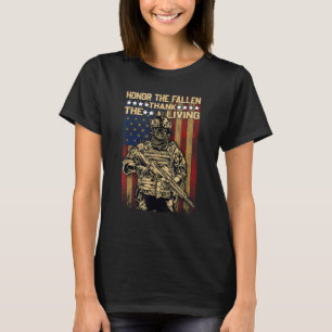 Ehre der gefallenen Dankbarkeit für den lebendigen T-Shirt